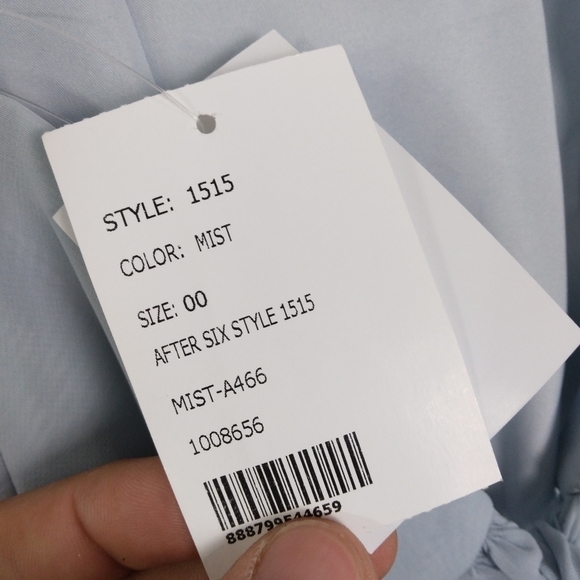 NWT After Six Special Occasio Dress in Blue MIST - Picture 6 of 7